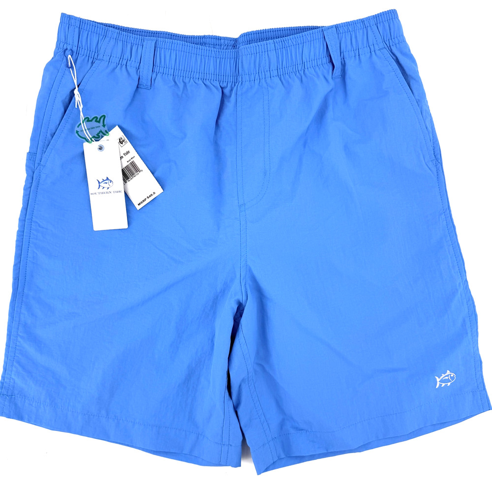 Southern Tide Shoreline Active Pull On Shorts Big Boys Sz X-Large Boat Blue 6"